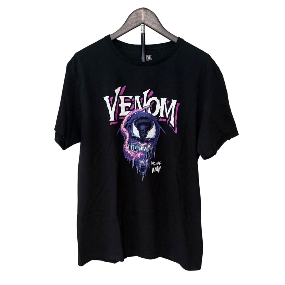 Marvel Venom We Are Venom Graphic T-Shirt Black Large Mad Engine Comic Tee